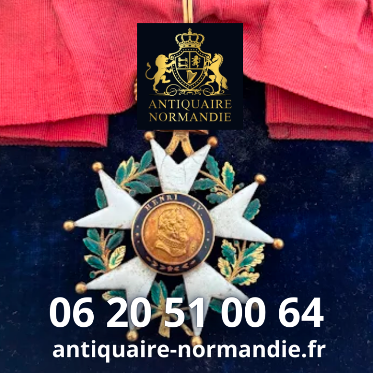 Achat, Rachat ou vente de Bibelots et objets de collection Rouen Médaille décoration militaire légion objets d'époque Antiquaire-normandie.fr